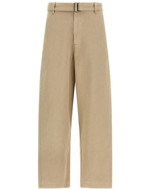 Entire studios Straight Solid Trousers - Natural