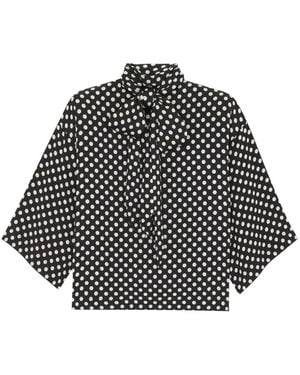 Saint Laurent Printed Shirt - Black