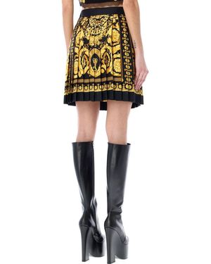 Versace Printed Mini Skirt - Black