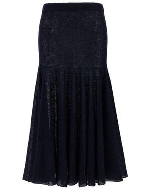 Magda Butrym 'Pf25 Knitwear 16 Skirt' Skirt - Blue