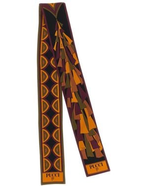 PUCCI Printed Bandana Scarf - Brown