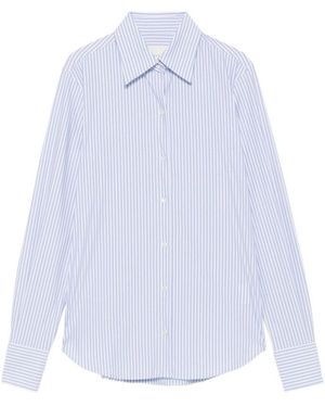 Xacus Regular Stripes Shirt - White