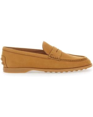 Tod's Leather Loafers - Brown