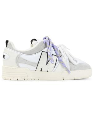 Moschino Color Block Sneakers - White