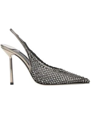 Le Silla Embellished Gilda Pumps - White