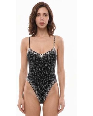 DSquared² Embellished Swimwear - Black