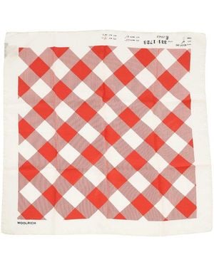 Woolrich Checks Scarf - Red