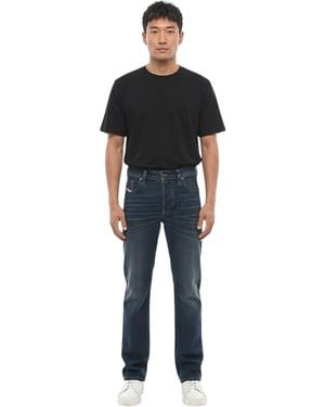 DIESEL Regular Mid Rise Jeans - Black