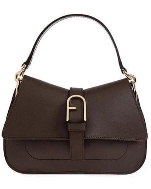 Furla Flow Mini Satchel - Brown