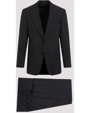 Tom Ford Wool Shelton Two-Piece Suit - Black