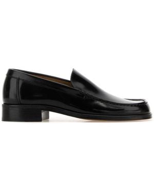 Lemaire Leather Loafers - Black