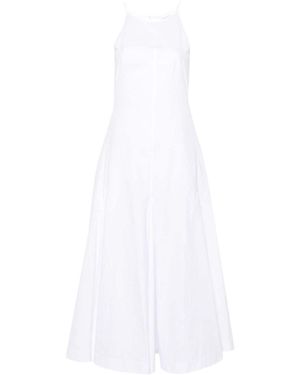 ワンピース SPORTMAX::maxi cactus poplin dress White:JP40[RESALE] SPORTMAX maxi cactus poplin dress White Sportmax