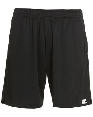 Courreges Logo Shorts - Black