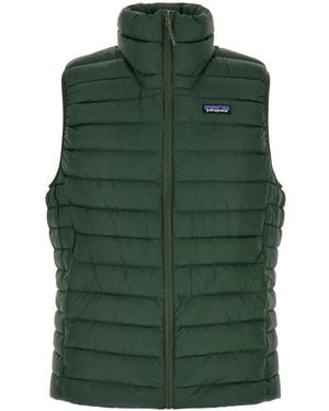 Patagonia Sleeveless Logo Jacket - Green