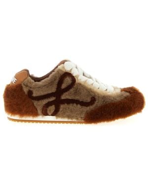 Loewe Logo Sneakers - Brown