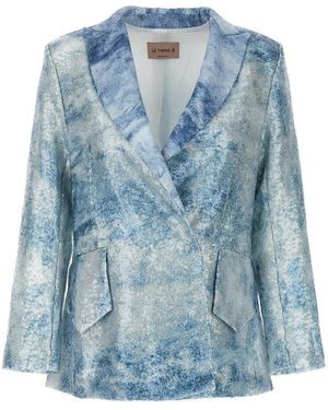 Le twins Light Single-Breasted Blazer - Blue