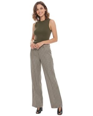 N°21 Regular Flat Front Pants - Gray