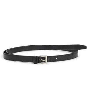 Prada Solid Buckle Belt - Black