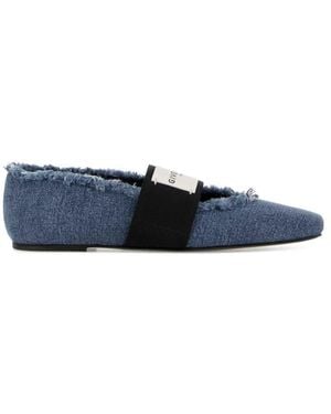 Givenchy Logo Ballet Flats - Blue