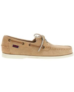 Sebago Round Toe Loafers - White
