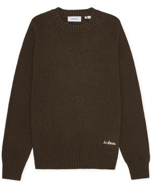 Les Deux Crew Neck Jumper - Brown