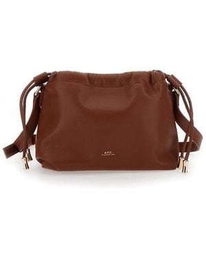 A.P.C. Ninon Bucket Bag - Brown