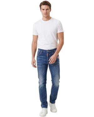 DSquared² Mid Rise Jeans - Blue