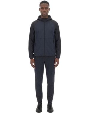 BOSS Polyester Solid Activewear - Blue