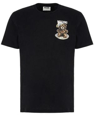 Moschino Crew Neck T-Shirt - Black