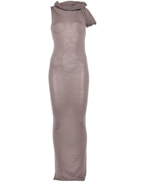 Rick Owens Banded T Maxi Dress - Gray