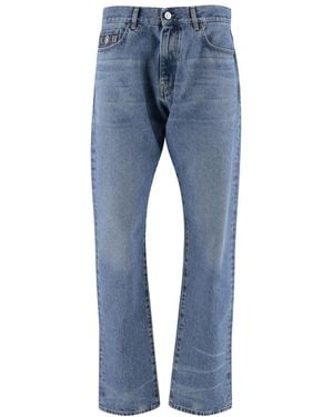 Versace Regular Mid Rise Jeans - Blue