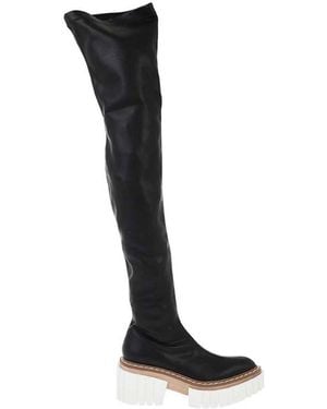 Stella McCartney Leather Emilie Boots - Black