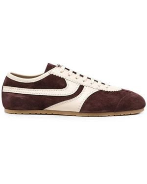 Dries Van Noten Color Block Sneakers - Brown
