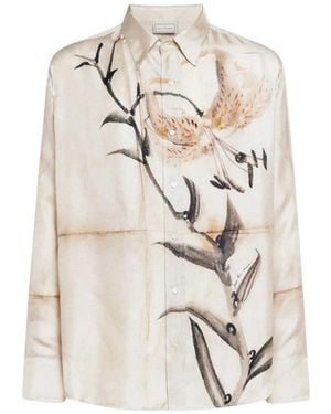 Pierre Louis Mascia Regular Printed Shirt - White