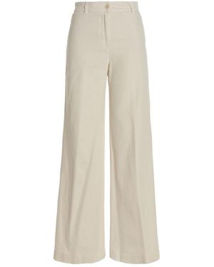 Nude Wide Leg Jeans - White