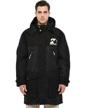 DSquared² Hood Parka Jacket - Black