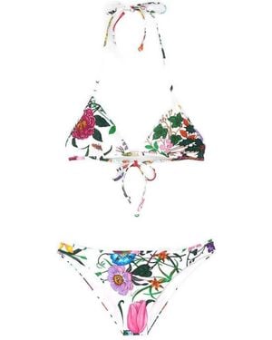 Gucci Floral Swimwear - White