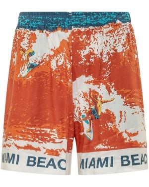 GALLERY DEPT. Graphic Shorts - Orange