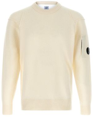 C.P. Company Lens Jumper - White