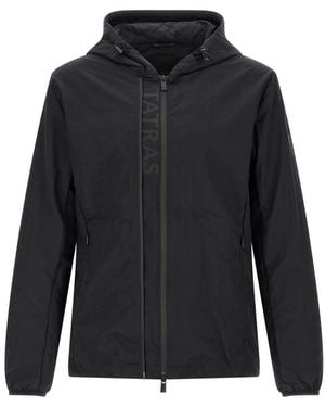 Tatras Solid Hood Jacket - Black