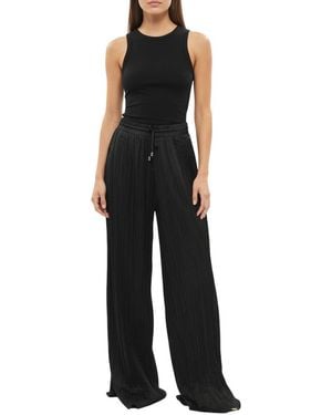 DIESEL Loose Pleated Trousers - Black