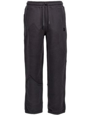 Objects IV Life Logo Embroidered Sweatpants - Blue