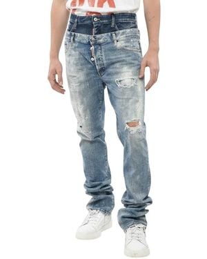 DSquared² Mid Rise Jeans - Blue