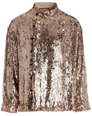 Gucci Sequin Shirt - Brown