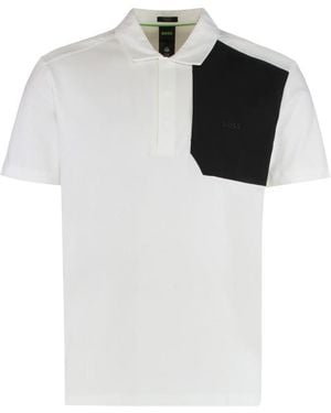 BOSS Block Panel Logo Polo - Black