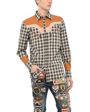 DSquared² Check Shirt - Gray
