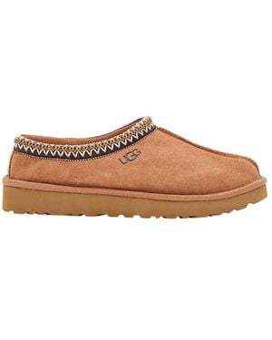 UGG Logo Slippers - Brown