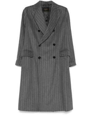 Paltò Double-Breasted Coat - Grey