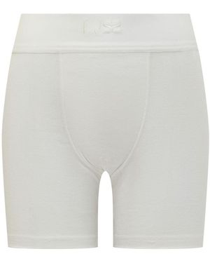Ludovic de Saint Sernin Cotton Solid Shorts - White