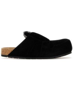 Balenciaga Slip-On Sandals - Black